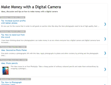 Tablet Screenshot of digitalcameraideas.blogspot.com