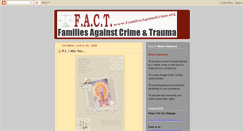 Desktop Screenshot of familiesagainstcrimetraumafact.blogspot.com