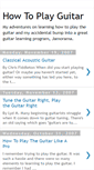 Mobile Screenshot of howtoplaymyguitar.blogspot.com