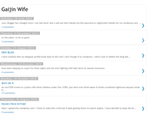 Tablet Screenshot of gaijinwife.blogspot.com