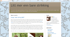 Desktop Screenshot of ikkebarestrikke.blogspot.com