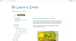 Desktop Screenshot of mylunchiscuterthanyours.blogspot.com