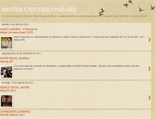 Tablet Screenshot of mistermodelparana.blogspot.com