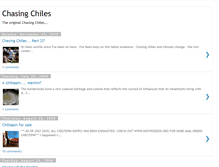 Tablet Screenshot of chasingchiles.blogspot.com