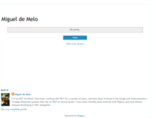 Tablet Screenshot of migueldemelo.blogspot.com