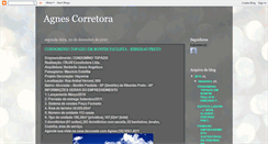 Desktop Screenshot of agnescorretora.blogspot.com