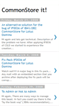 Mobile Screenshot of commonstoreit.blogspot.com