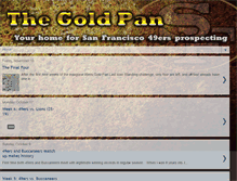 Tablet Screenshot of 49ersgoldpan.blogspot.com