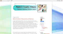 Desktop Screenshot of paulascreativefitness.blogspot.com