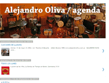 Tablet Screenshot of agendaoliva.blogspot.com