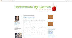 Desktop Screenshot of homemadebylauren.blogspot.com