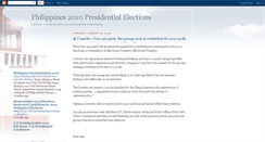 Desktop Screenshot of 2010elections.blogspot.com