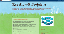 Desktop Screenshot of kreativ-mit-janjalena.blogspot.com