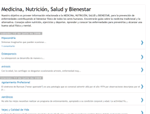 Tablet Screenshot of medicinaynutricion.blogspot.com