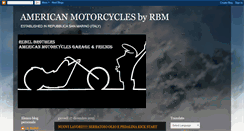 Desktop Screenshot of americanmotorcycles-by-rbm.blogspot.com