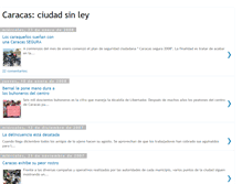 Tablet Screenshot of ciudadcaracas.blogspot.com