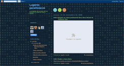 Desktop Screenshot of lugaresparadisiacos.blogspot.com