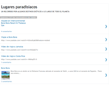 Tablet Screenshot of lugaresparadisiacos.blogspot.com