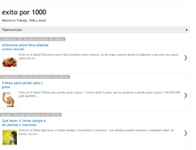 Tablet Screenshot of exitopor1000.blogspot.com