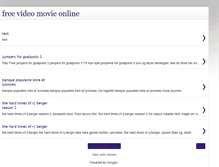 Tablet Screenshot of freevideomovieonline.blogspot.com