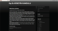 Desktop Screenshot of huseyinkandulu.blogspot.com