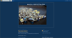 Desktop Screenshot of magiakrysztalow.blogspot.com