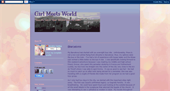 Desktop Screenshot of girlmeetsworldtravelblog.blogspot.com