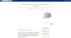 Desktop Screenshot of huis-te-koop-grobbendonk.blogspot.com