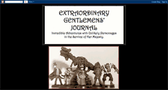 Desktop Screenshot of extraordinarygentlemensjournal.blogspot.com