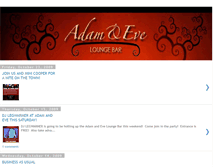 Tablet Screenshot of adamandeveloungebar.blogspot.com