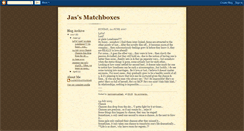 Desktop Screenshot of jasmatchboxes.blogspot.com