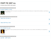 Tablet Screenshot of fie2007mxstaff.blogspot.com