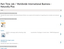 Tablet Screenshot of np-naturallyplus.blogspot.com
