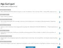 Tablet Screenshot of guniguni.blogspot.com