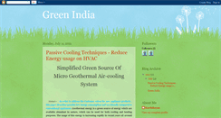 Desktop Screenshot of green-india-forum.blogspot.com