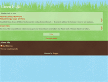 Tablet Screenshot of green-india-forum.blogspot.com