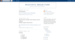 Desktop Screenshot of beautifuldreamfarm.blogspot.com