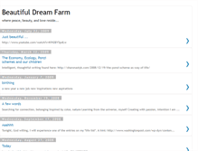 Tablet Screenshot of beautifuldreamfarm.blogspot.com