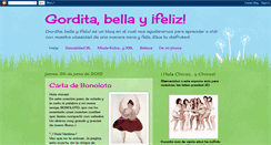 Desktop Screenshot of gorditabellafeliz.blogspot.com