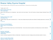 Tablet Screenshot of brazosvalleyequinehospital.blogspot.com