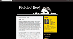 Desktop Screenshot of pickledbeef.blogspot.com