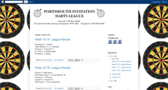 Desktop Screenshot of portsmouthinvitationdartleague.blogspot.com