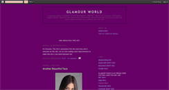 Desktop Screenshot of glamourworlds.blogspot.com