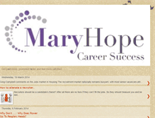 Tablet Screenshot of maryhopecoaching.blogspot.com