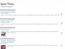 Tablet Screenshot of gametheoryblog.blogspot.com