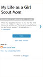 Mobile Screenshot of mylifeasagirlscoutmom.blogspot.com
