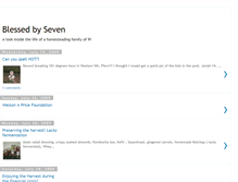 Tablet Screenshot of blessedbyseven.blogspot.com