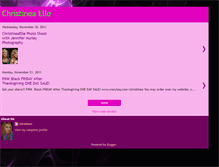 Tablet Screenshot of christineaelle.blogspot.com