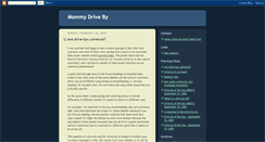 Desktop Screenshot of mommy-drive-by.blogspot.com