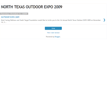 Tablet Screenshot of outdoorexpo.blogspot.com